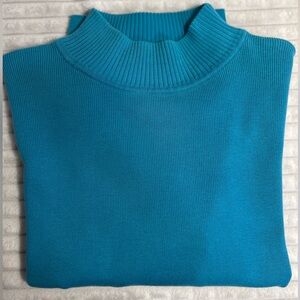 Sharon Young Women's Turquoise Sweater
